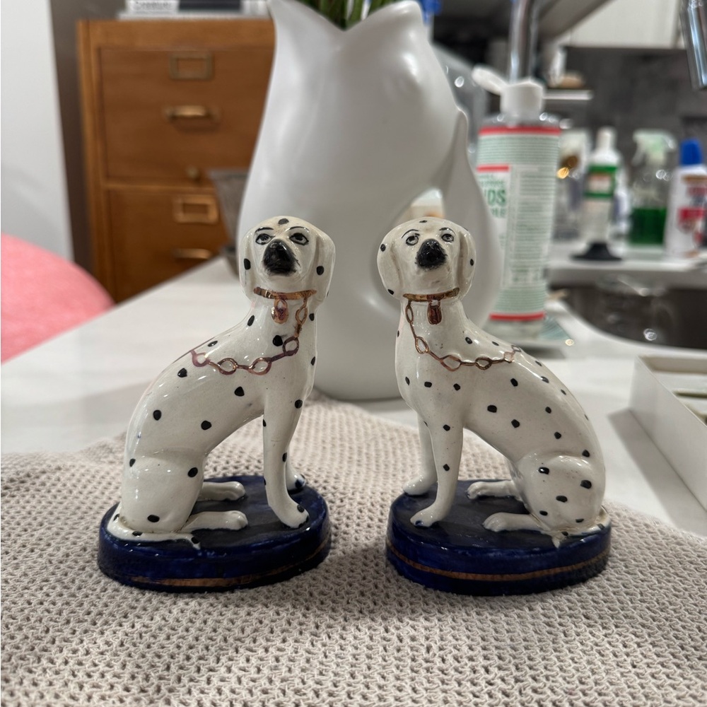 Staffordshire(?) Dalmatian Dog Figurines